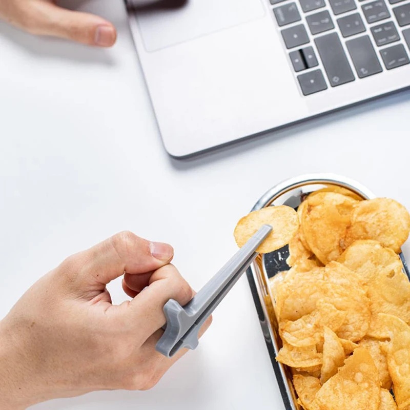 Snacks Food Video - 1PC Lazy Fingers Chopsticks - Soporte