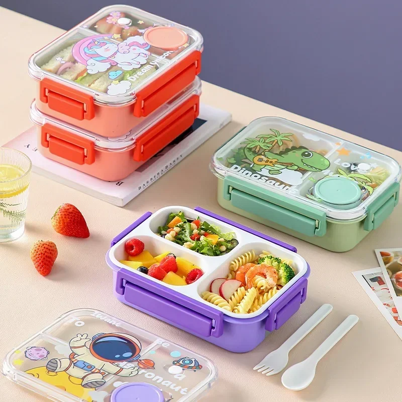 Snacks Food Warmer - Fiambrera Bento de dibujos animados de
