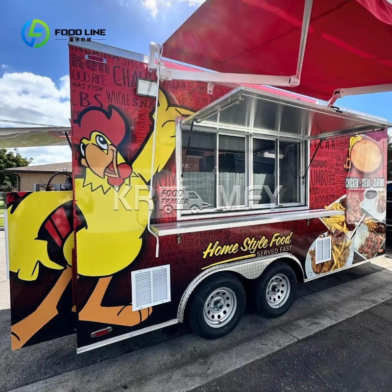 Food Snacks Catering - Carro de remolque de comida de