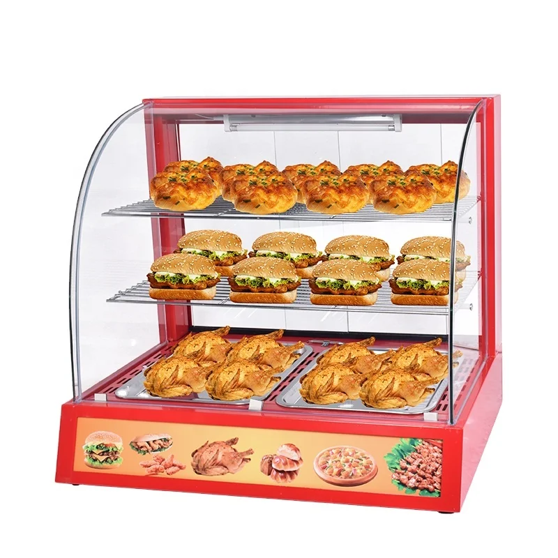 Snacks Food Warmer - Calentador de Alimentos Comercial de 3