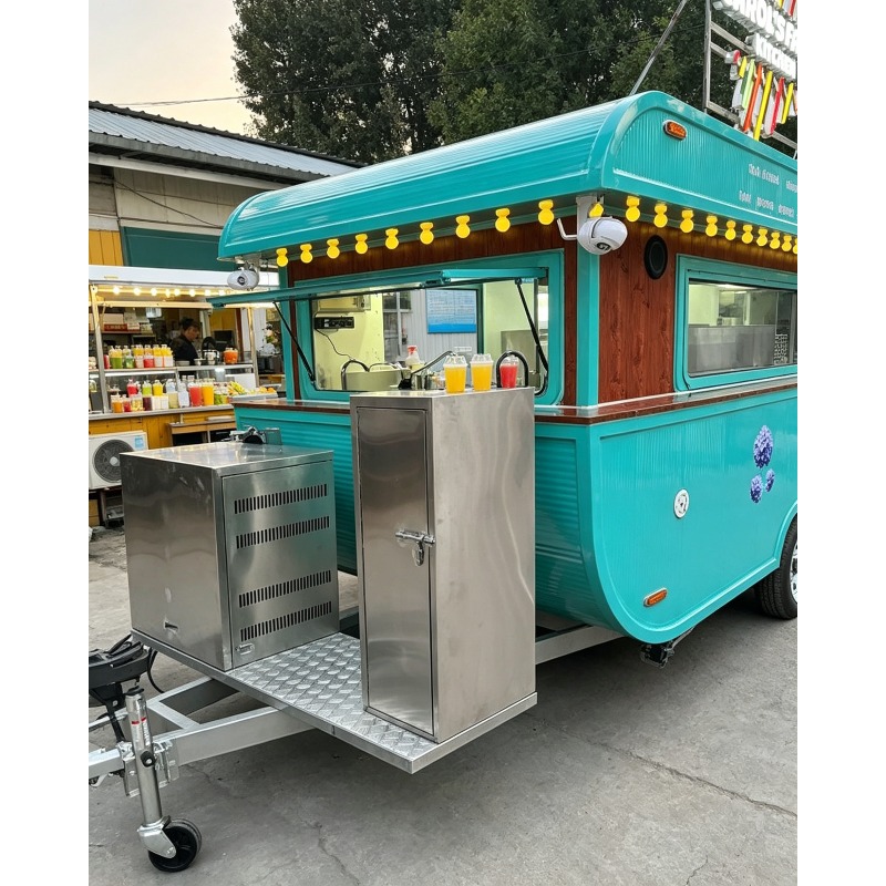 Food Snacks Catering - Carrito de Comida Móvil para Mercado