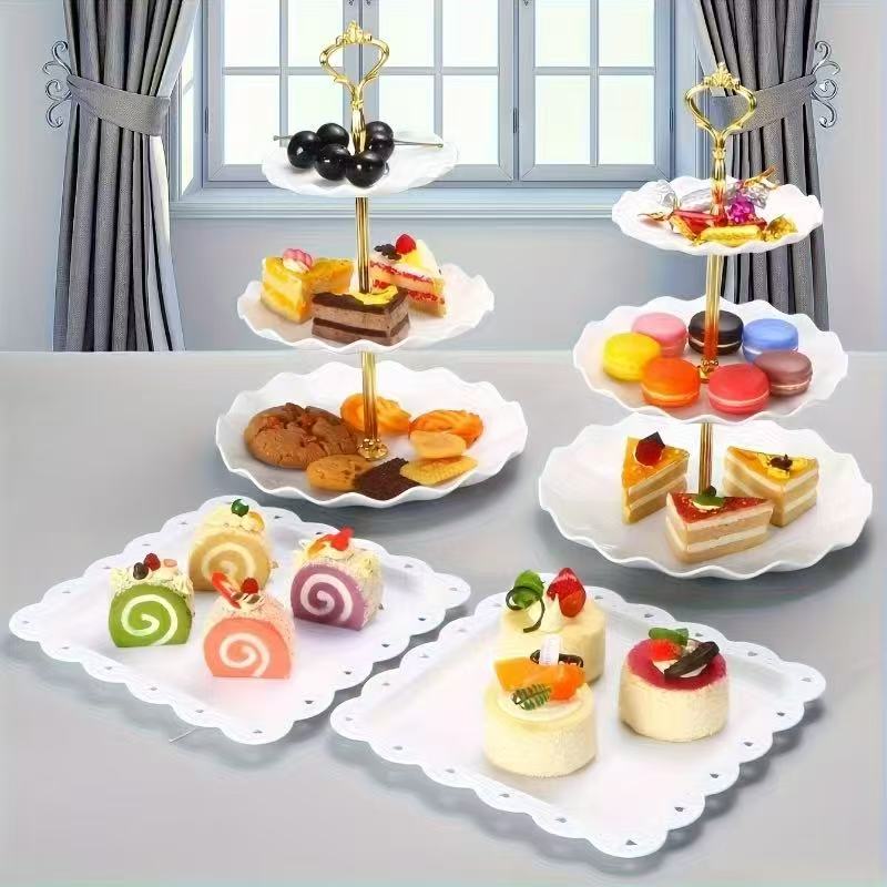 Food Snacks For Baby Shower - Juego de bandejas decorativas para comida,
