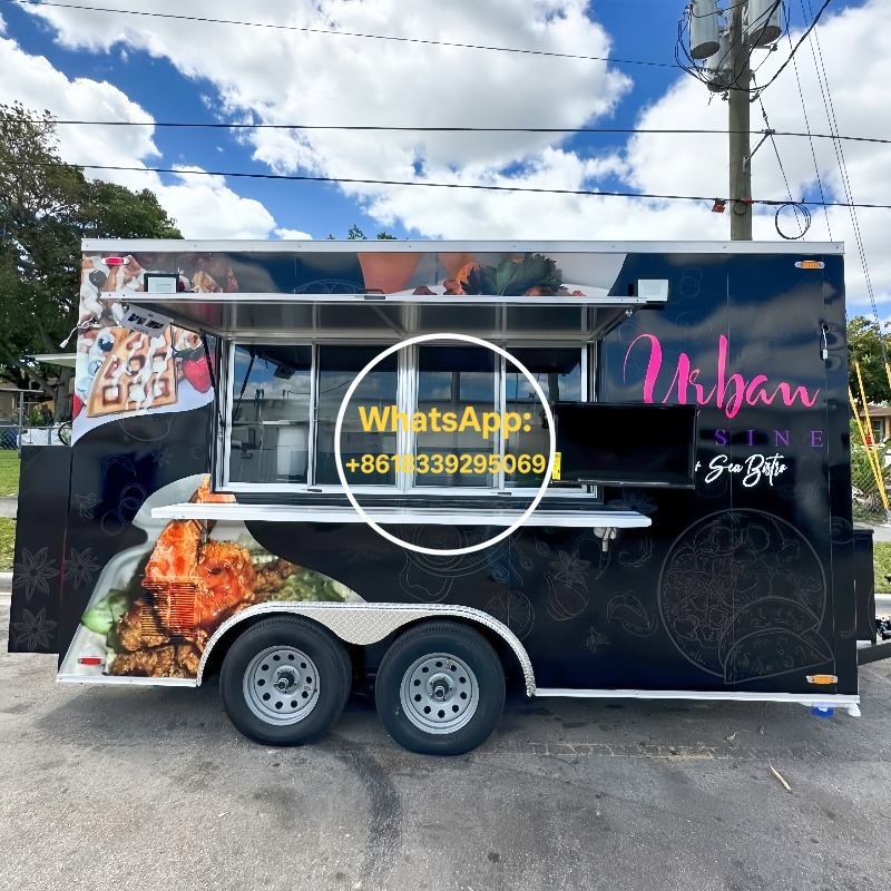 Food Snacks Catering - Remolque móvil para comida, camión de