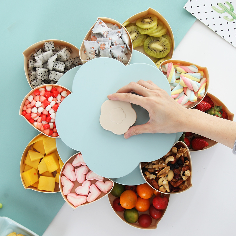 Dried Fruit Mix - Caja de almacenamiento rotativa de doble