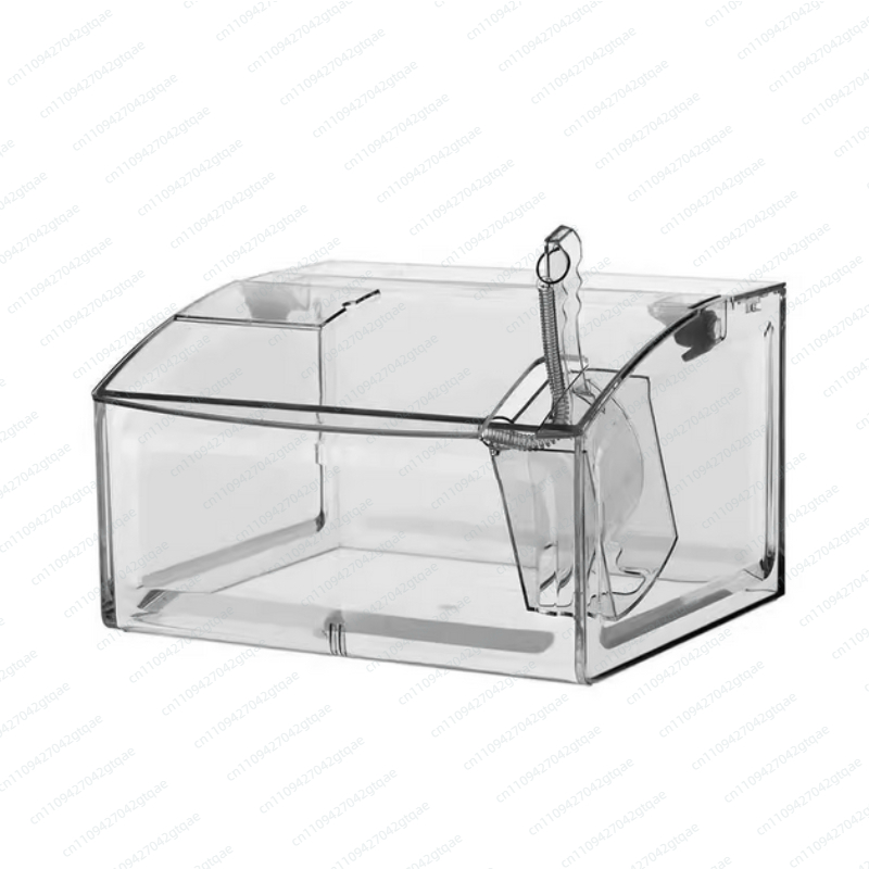 Dry Food Snacks - Caja de Plástico Transparente para Alimentos