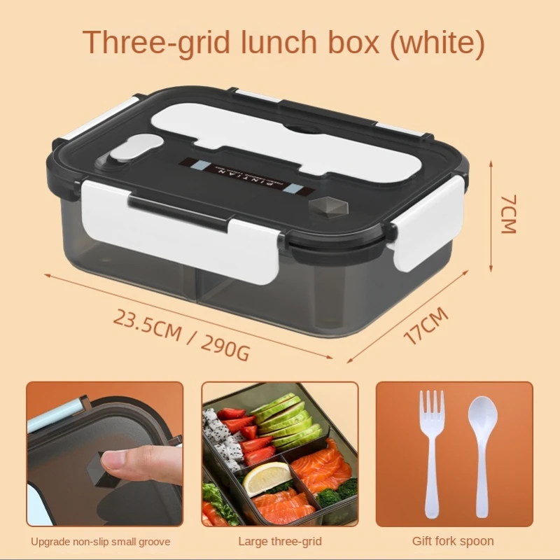 Snacks Food Warmer - Fiambrera transparente para niños, contenedor de