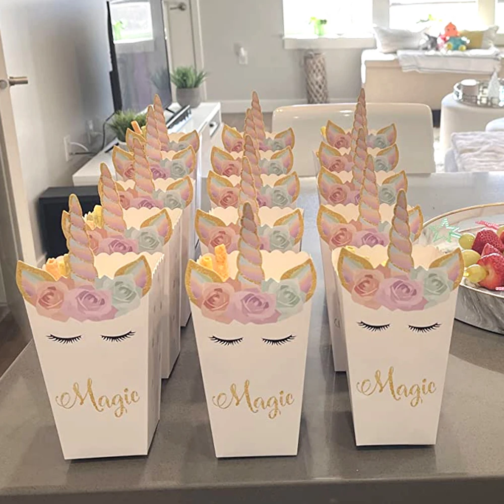 Food Snacks For Baby Shower - Caja de palomitas de maíz de