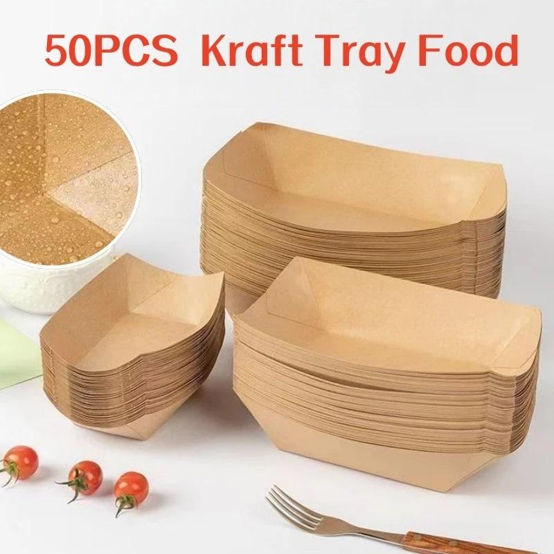 Bandejas de Papel Kraft Resist - Food Snacks For Camping reseña y precio