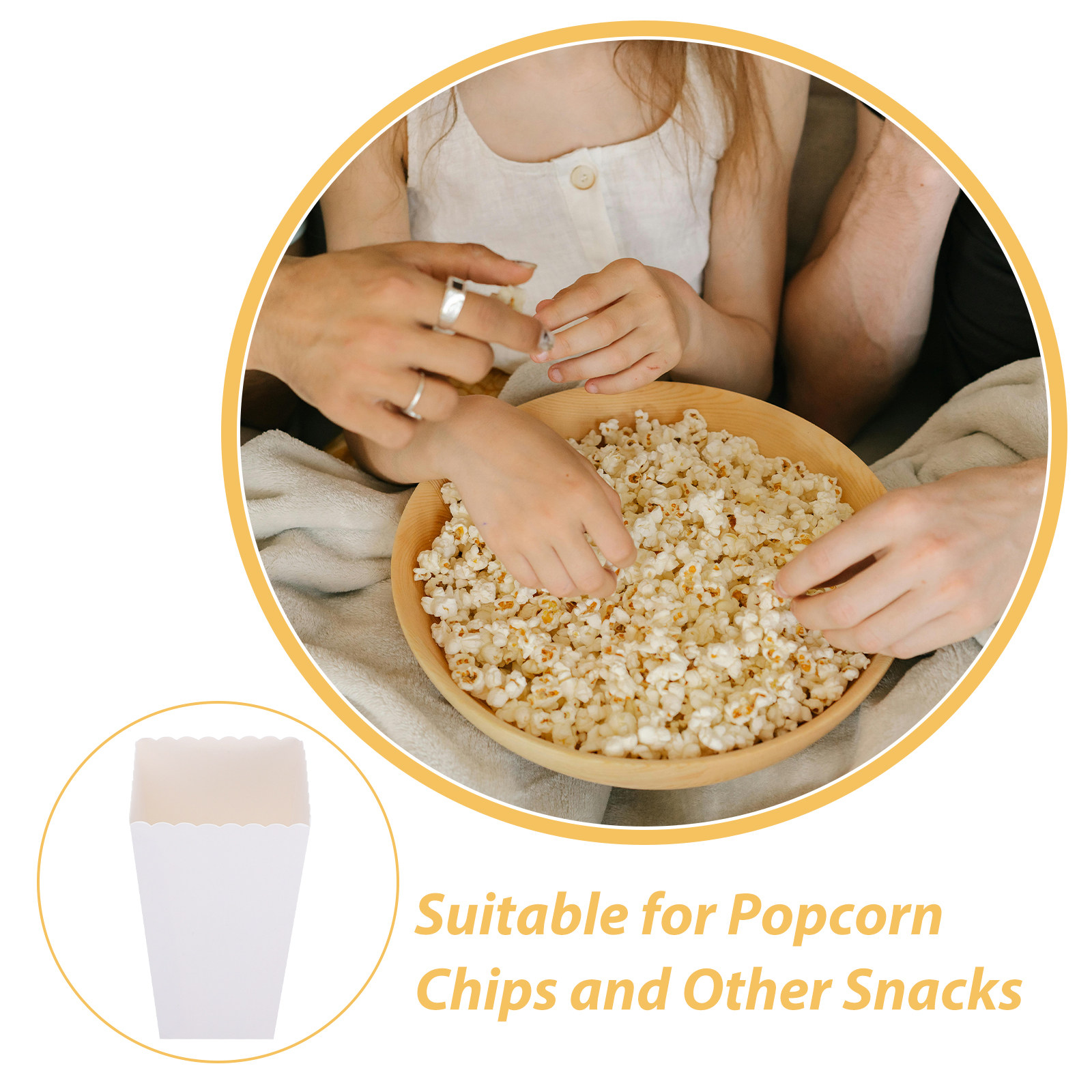 50 Cajas Desechables para Palo - Food Snacks Party reseña y precio