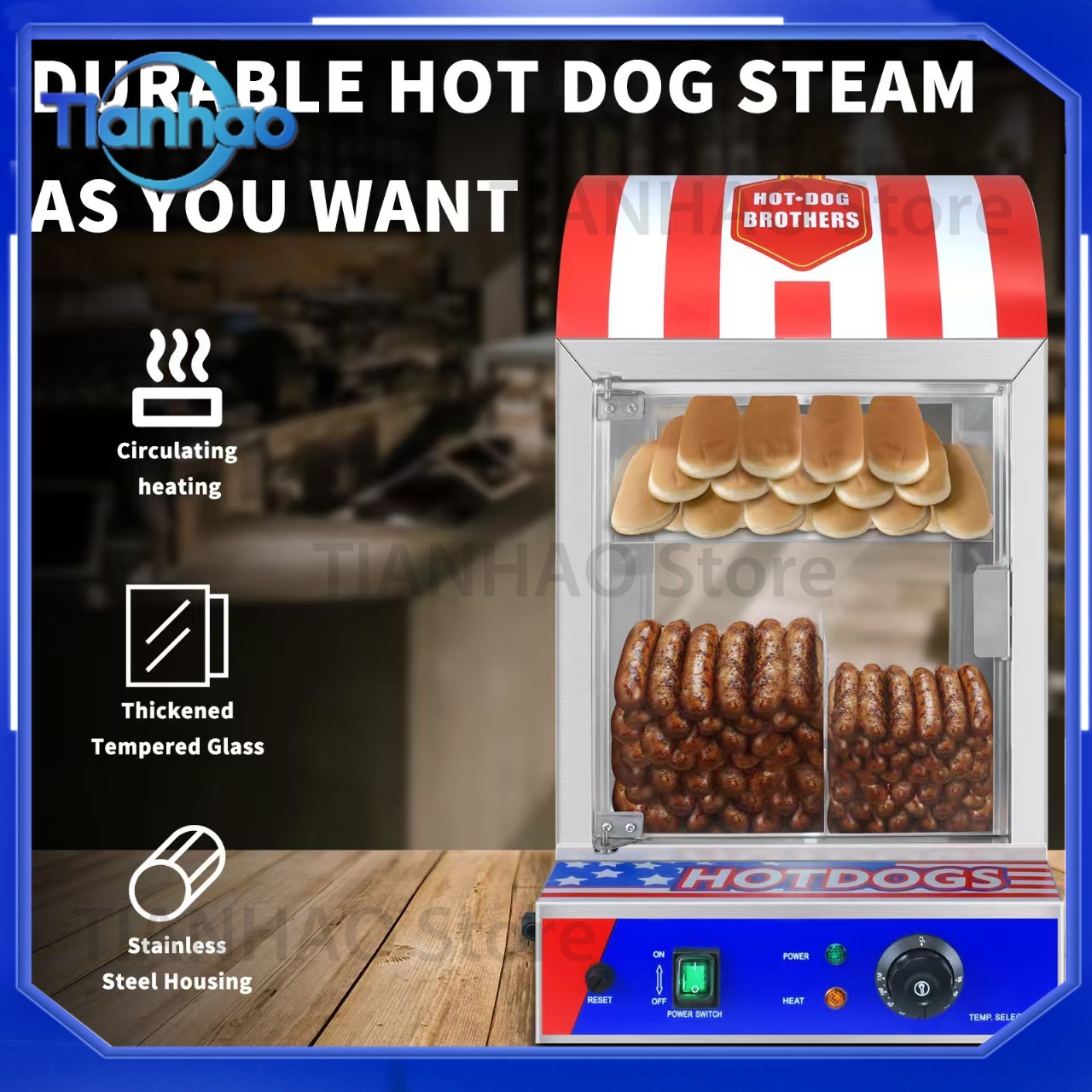 Calentador Automático Comercia - Snacks Food Warmer reseña y precio