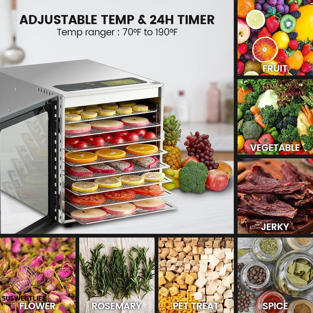 Deshidratador de alimentos de  - Healthy Snacks Food reseña y precio