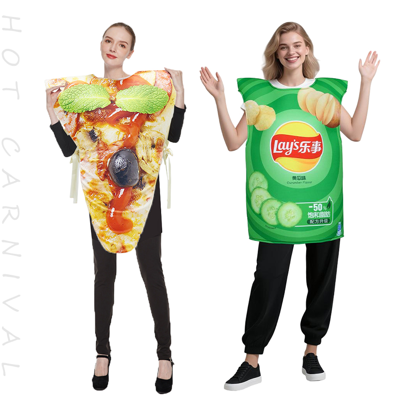 Divertido traje de esponja de  - Food Snacks Party reseña y precio