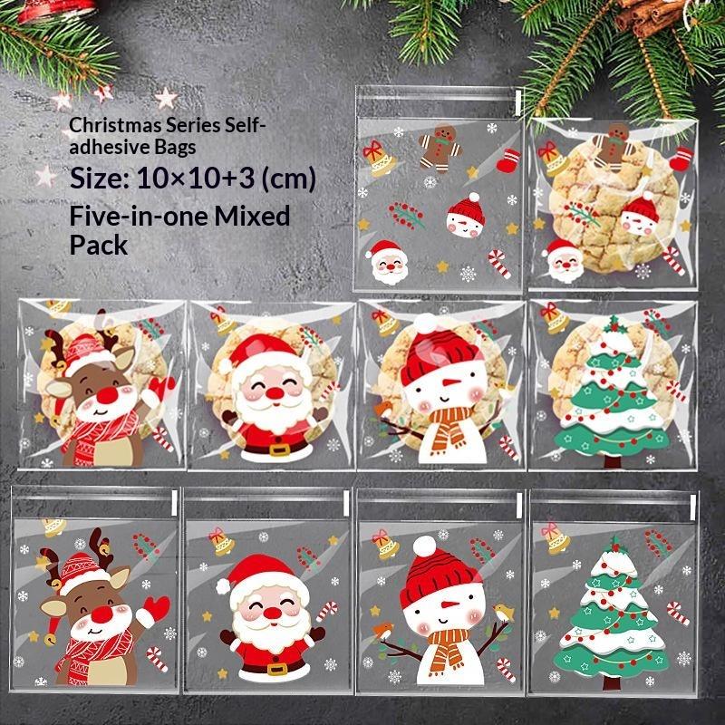 100 Bolsas Autoadhesivas para  - Xmas Food Snacks reseña y precio