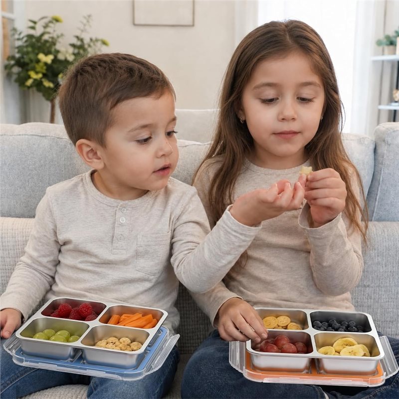 GIGI Paquete de 4 Recipientes  - Food Snacks Box reseña y precio