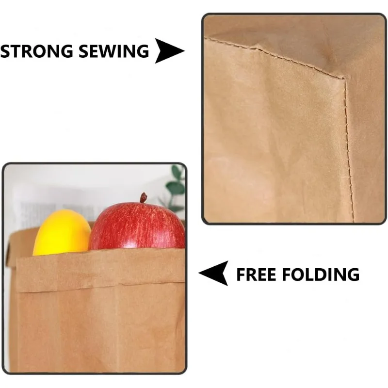 Bolsas de Papel Kraft Lavables - Food Grocery Snacks reseña y precio