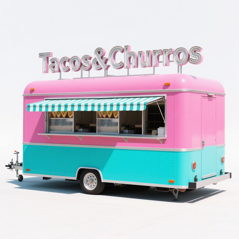 Carrito de Comida Móvil para M - Food Snacks Catering reseña y precio