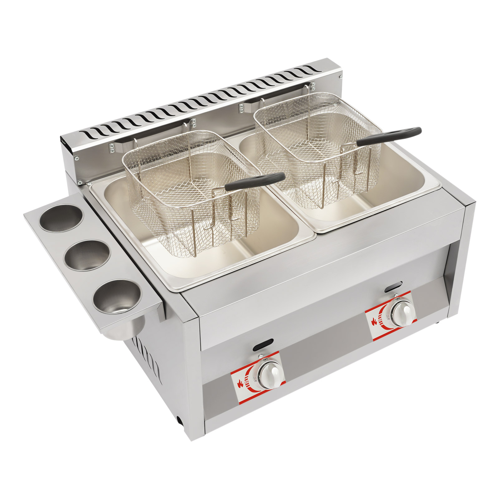 Freidora Comercial de Gas LPG  - Food Snacks Catering reseña y precio