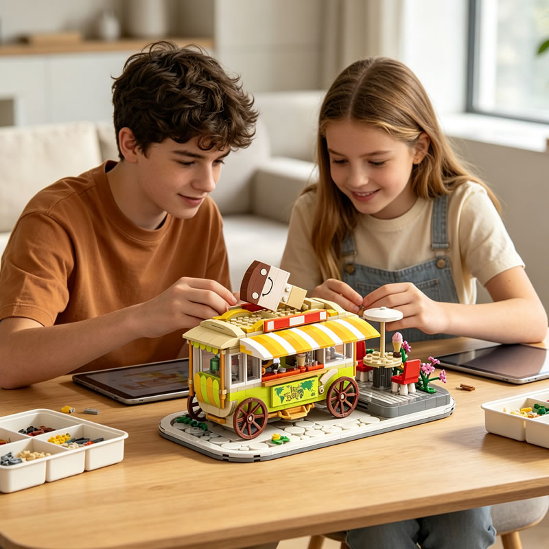 Carrito de Comida Retro Modula - Xmas Food Snacks reseña y precio