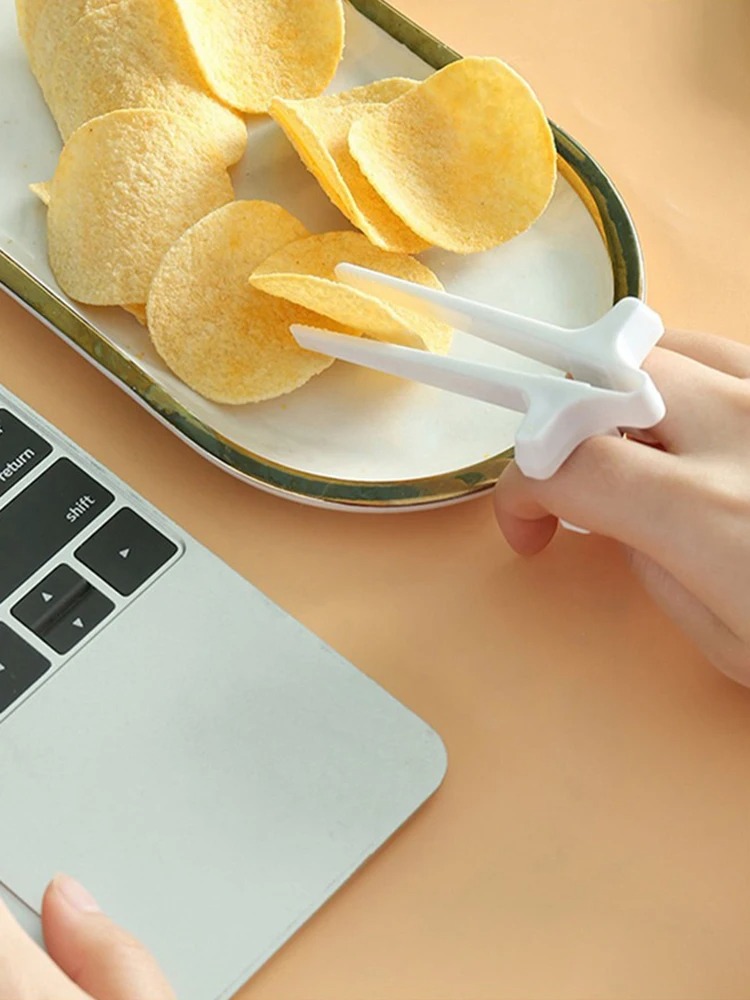 1 ud. Pinza para Comida con Di - Snacks Food Video reseña y precio