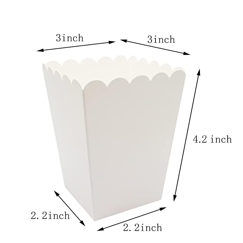 12 Uds. De cajas de papel para - Food Snacks Party reseña y precio