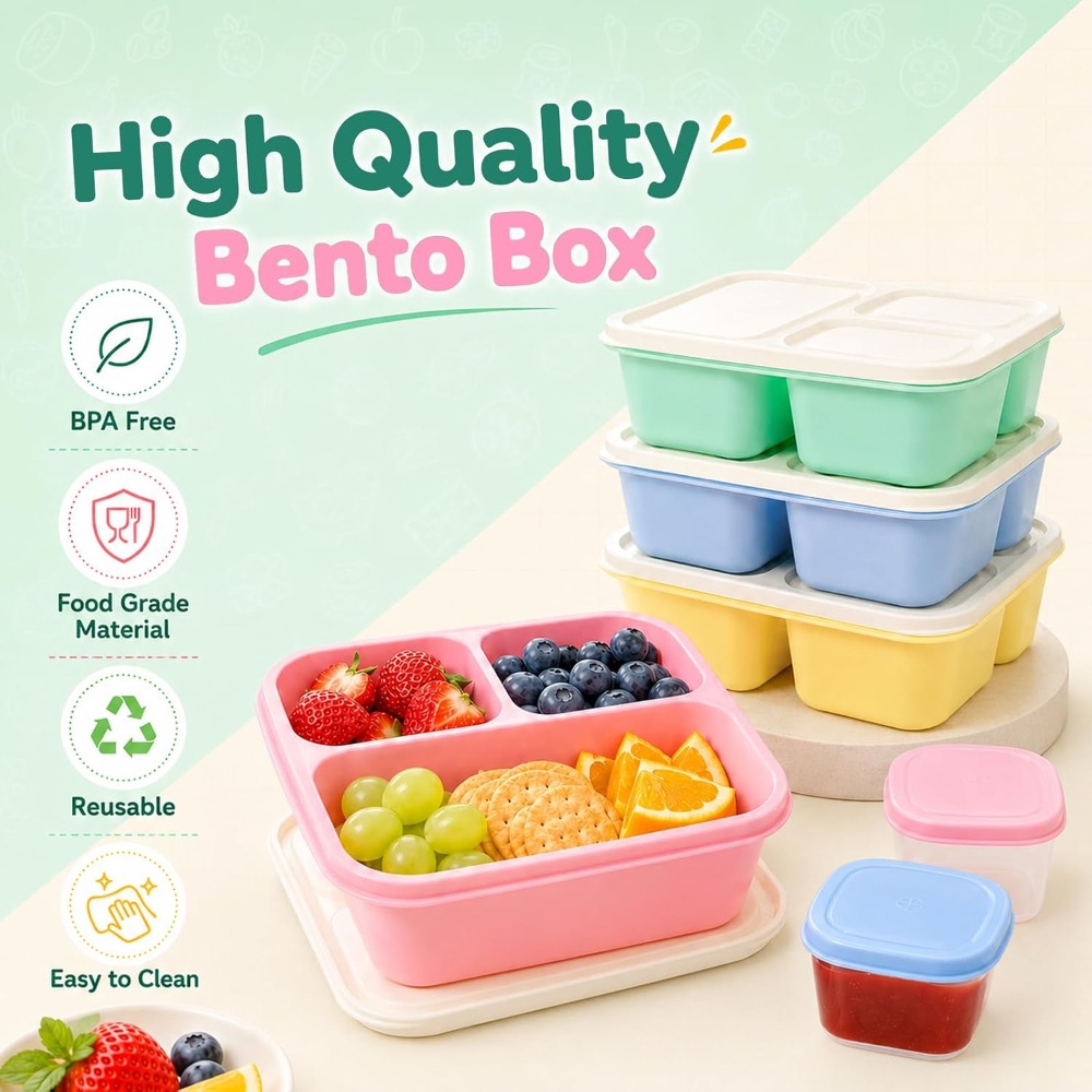 Contenedores de comida Bento d - Healthy Snacks Food reseña y precio