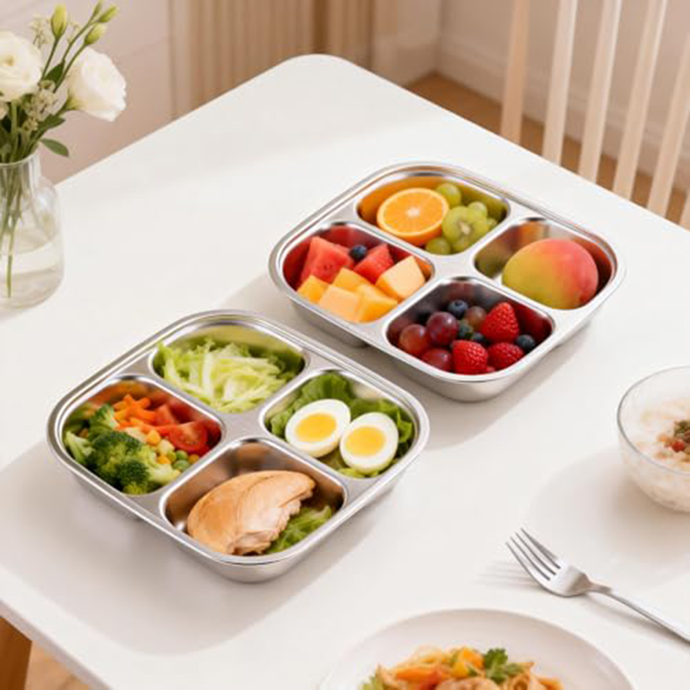 Paquete de 2 cajas de acero in - Food Snacks For Camping reseña y precio