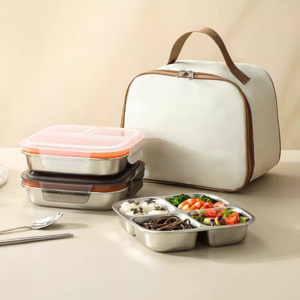 Paquete de 2 cajas de acero in - Food Snacks For Camping reseña y precio