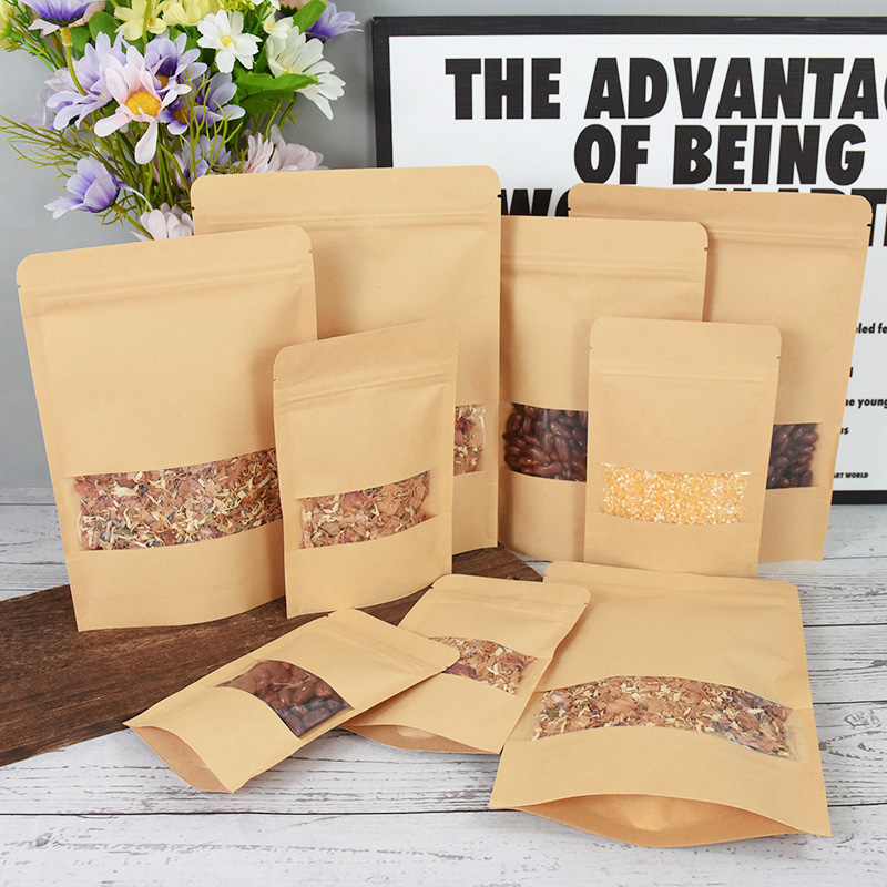 Bolsas de papel Kraft con cier - Food Snacks Party reseña y precio