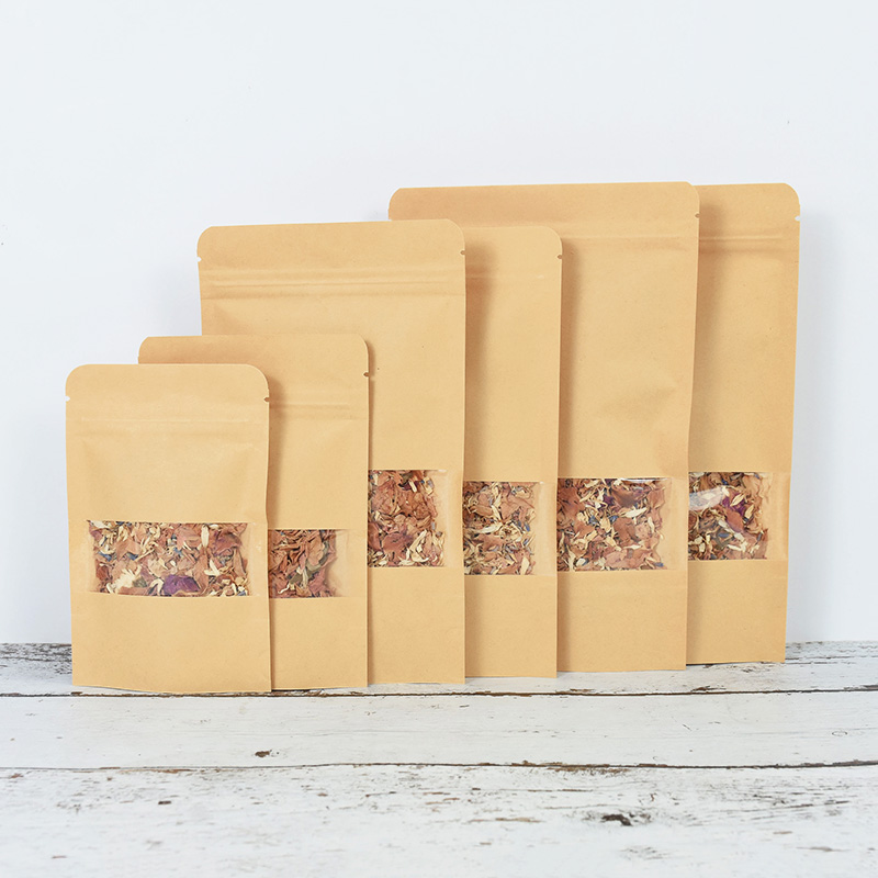 Bolsas de papel Kraft con cier - Food Snacks Party reseña y precio