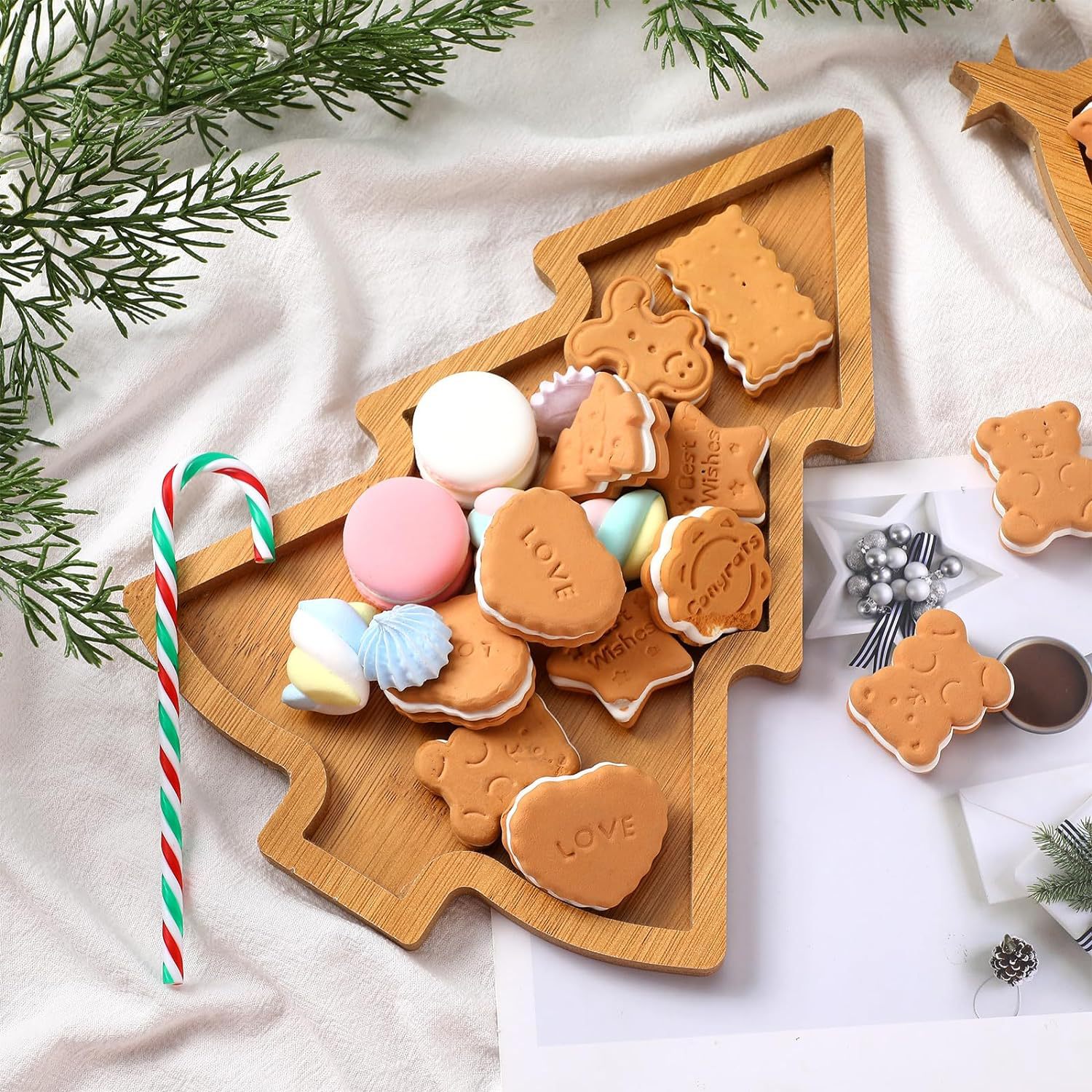 Bandeja para servir en forma d - Xmas Food Snacks reseña y precio