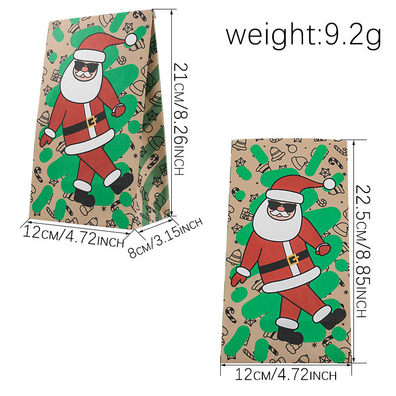 Bolsas de Papel Navideñas, 24  - Xmas Food Snacks reseña y precio