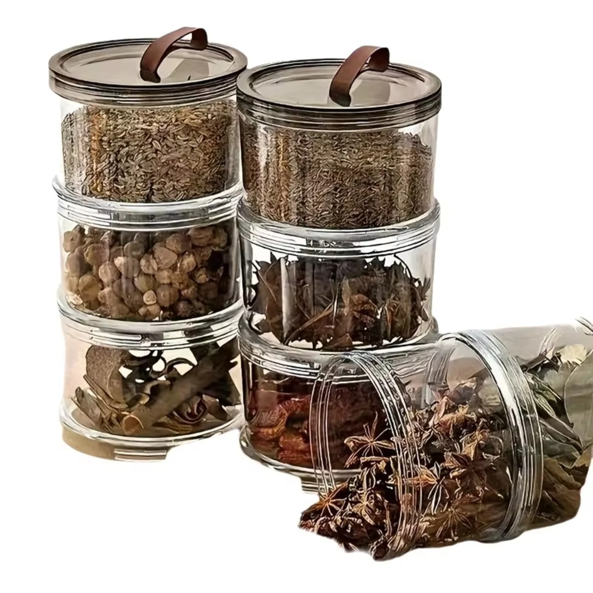 Contenedor Redondo de 3 Nivele - Food Snacks Box reseña y precio