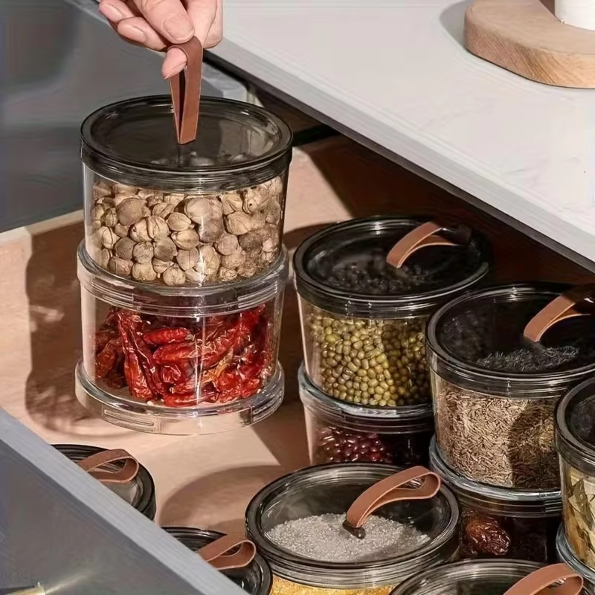 Contenedor Redondo de 3 Nivele - Food Snacks Box reseña y precio
