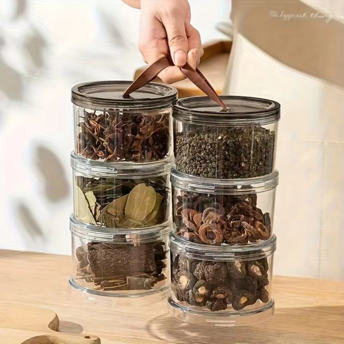 Contenedor Redondo de 3 Nivele - Food Snacks Box reseña y precio