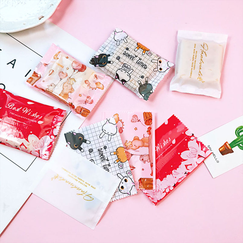 Bolsas de plástico de colores  - Food Snacks For Baby Shower reseña y precio