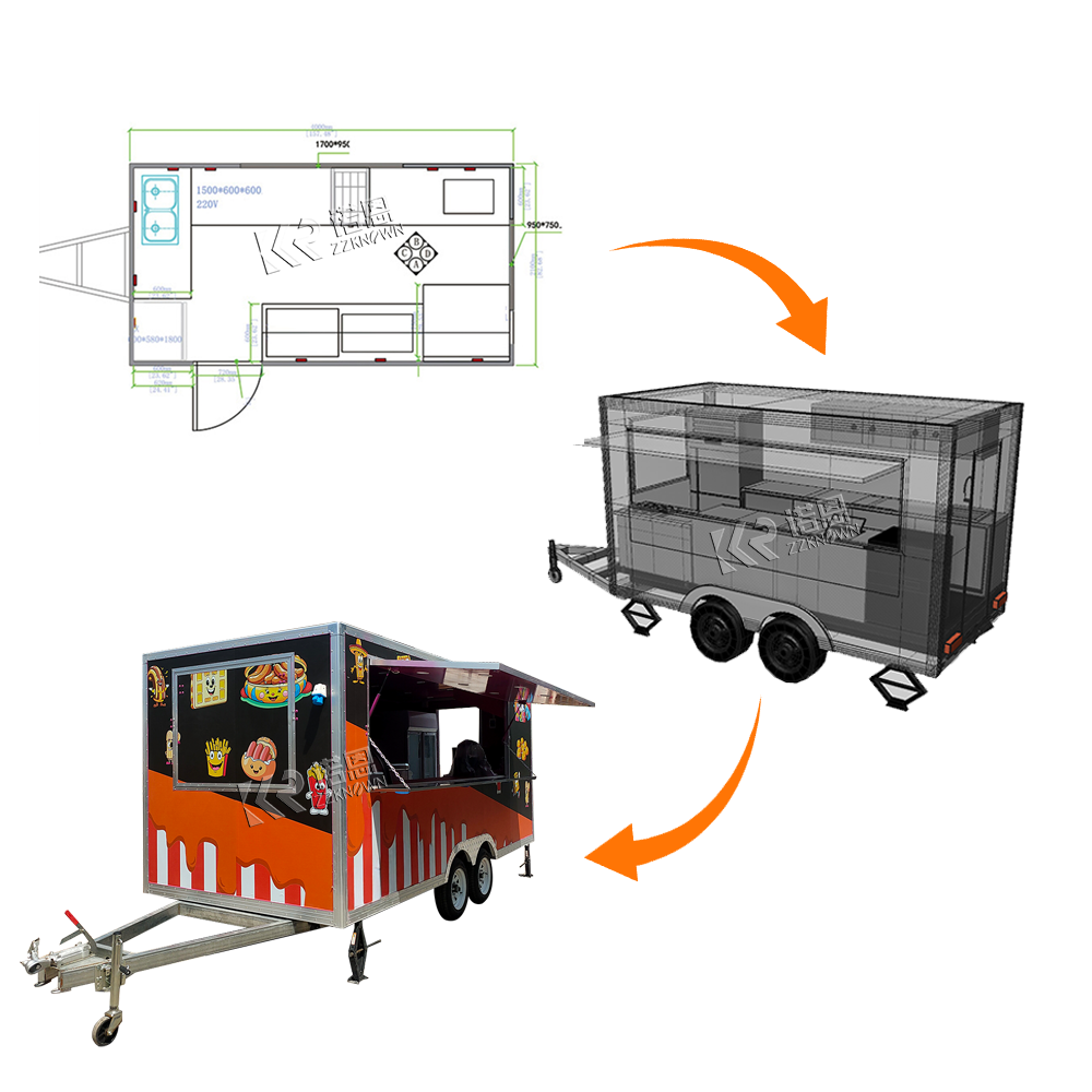 2025 NUEVO camión de comida es - Food Snacks Catering reseña y precio