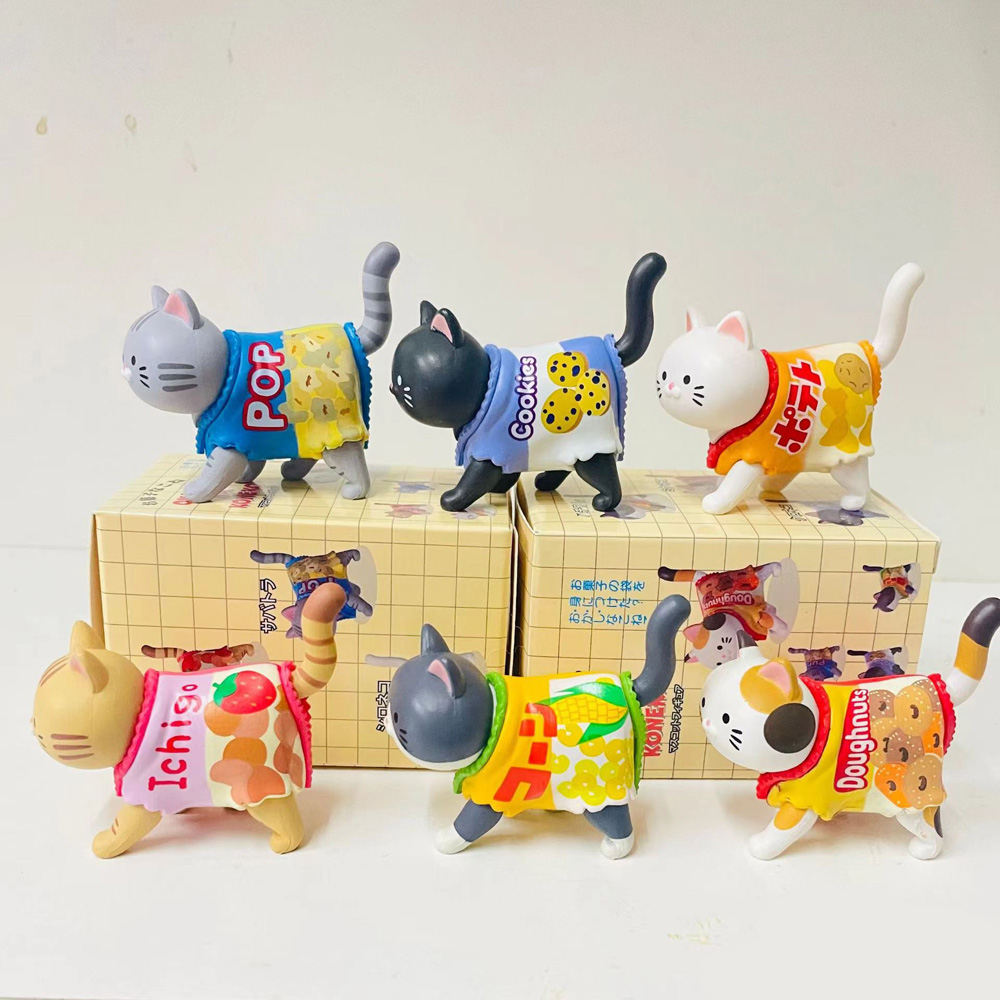 Caja ciega con temática de gat - Food Snacks Box reseña y precio