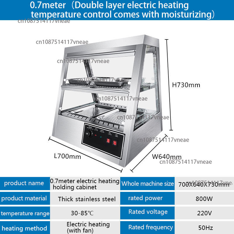 Vitrina Comercial Nueva con Ca - Snacks Food Warmer reseña y precio