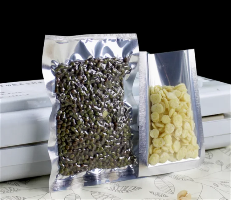 Paquete de 100 bolsas planas p - Dry Food Snacks reseña y precio